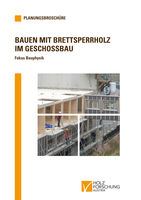 Cover der Broschüre Bauen mit Brettsperrholz.
