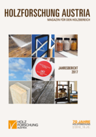 Cover des Jahresberichtes der Holzforschung Austria 2016.