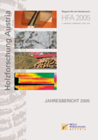 Cover des Jahresberichtes der Holzforschung Austria 2005.
