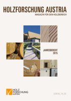 Cover des Jahresberichtes der Holzforschung Austria 2014.