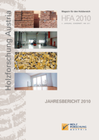 Cover des Jahresberichtes der Holzforschung Austria 2010.