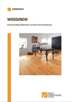 Cover des Endberichtes Wood2New.