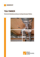 Cover des Forschungsendberichtes TGA-Timber.